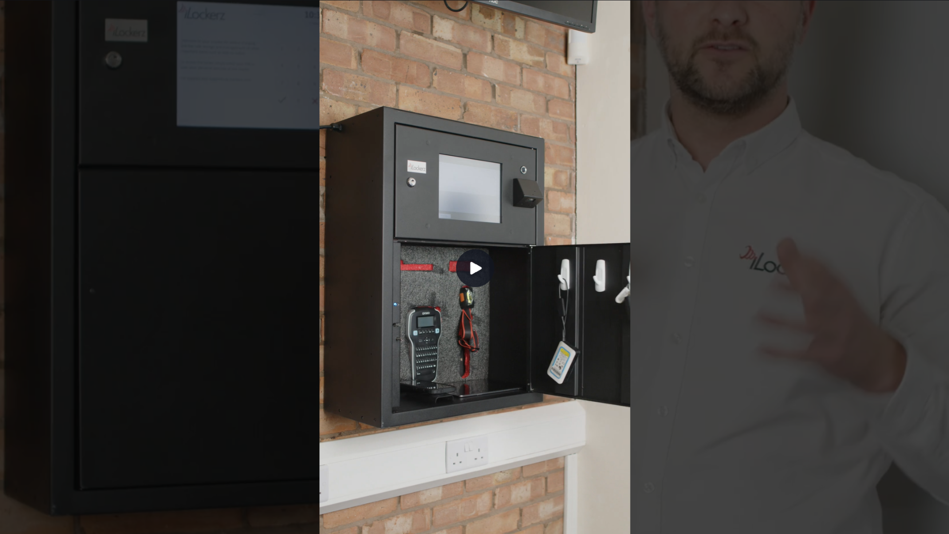 Load video: 1Locker video demonstration. The 1Locker is a  Smart Locker for Small Businesses